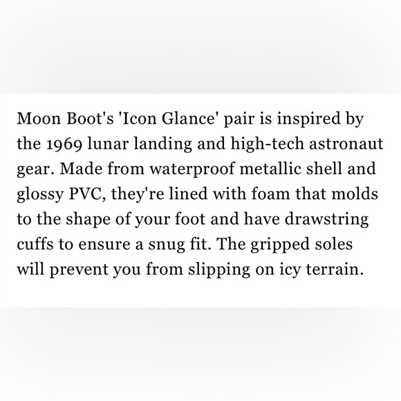 TECNICA blue metallic fleece lined MOON BOOTS - Picture 4 of 12